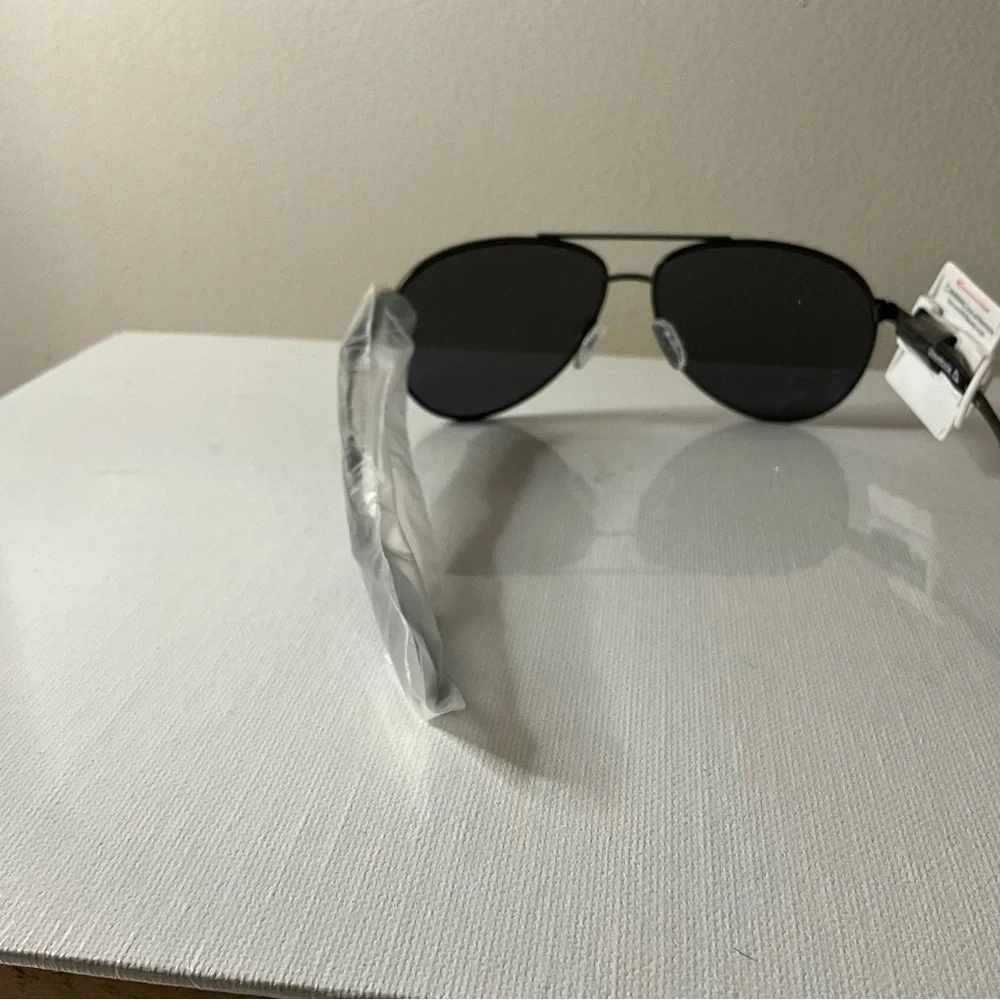 Reebok Metallic and Blue Aviator Sunglasses